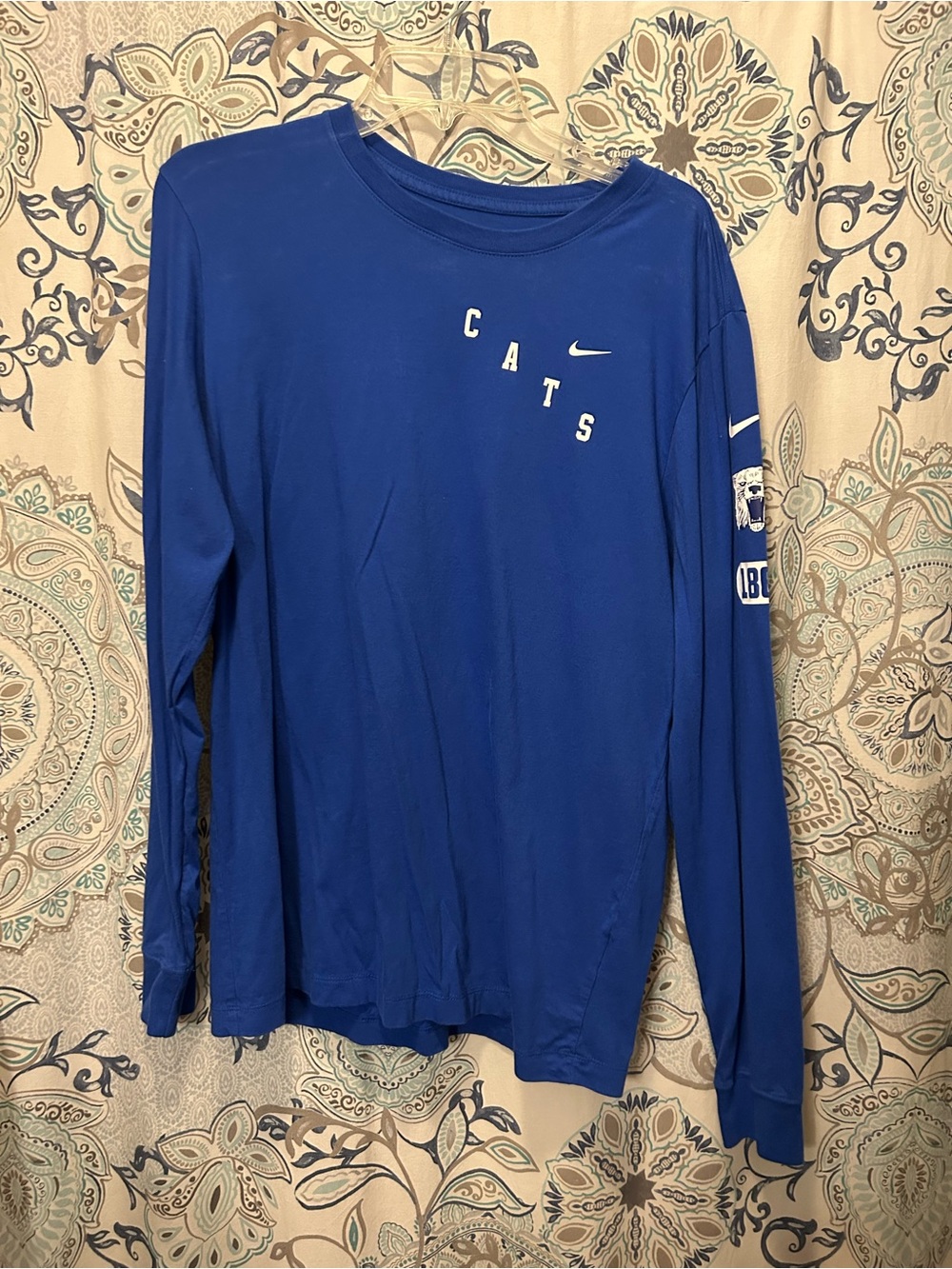 Nike Blue UK ‘CATS' Long Sleeve Shirt